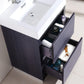 KubeBath Bliss 30 in. Free Standing Modern Bathroom Vanity - Gray Oak, FMB30-GO