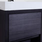 KubeBath Bliss 30 in. Free Standing Modern Bathroom Vanity - Gray Oak, FMB30-GO