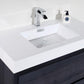 KubeBath Bliss 40 in. Free Standing Modern Bathroom Vanity - Gray Oak, FMB40-GO