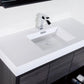 KubeBath Bliss 48 in. Free Standing Modern Bathroom Vanity - Gray Oak, FMB48-GO