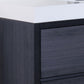 KubeBath Bliss 60 in. Single Sink Free Standing Modern Bathroom Vanity - Gray Oak, FMB60S-GO