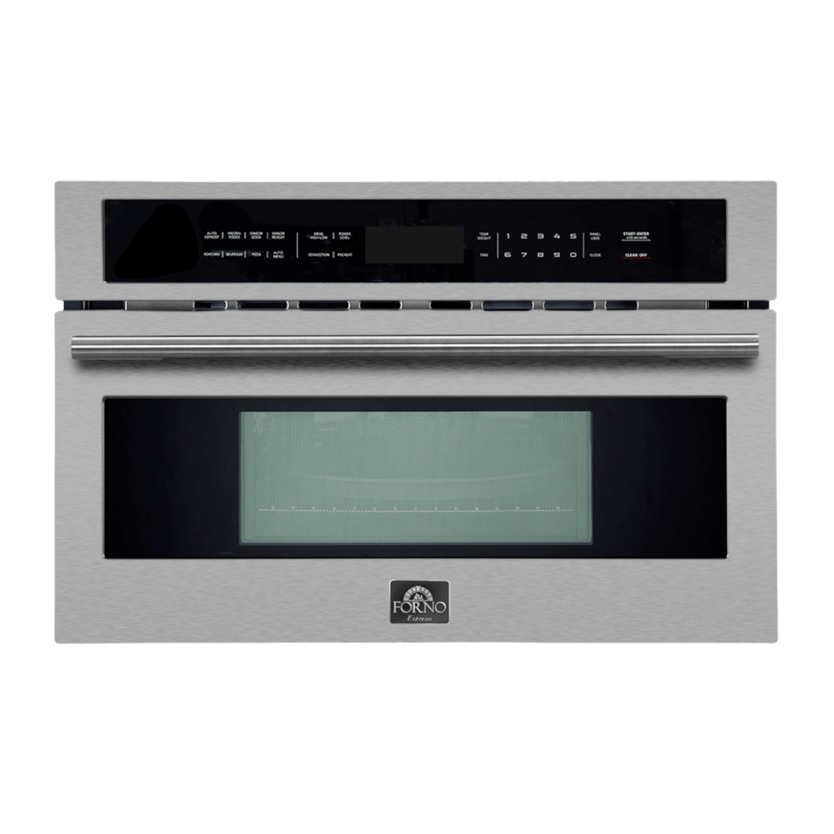 FORNO Capoliveri 30 Inch Stainless-Steel 1000 Watts Microwave Drawer 1.2 cu.ft. - FMWDR3000-30