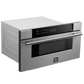 FORNO Capoliveri 30 Inch Stainless-Steel 1000 Watts Microwave Drawer 1.2 cu.ft. - FMWDR3000-30