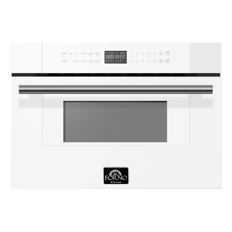 FORNO Capoliveri 30 Inch Stainless-Steel 1000 Watts Microwave Drawer 1.2 cu.ft. - FMWDR3000-30