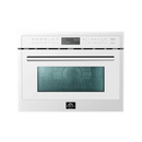 FORNO Oliena Espresso Black 24″ 1750 Watt Compact Oven & 1000 Watt Microwave, 1.6 cu. ft. - FMWDR3093-24BLK