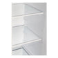 Close-up of the adjustable glass shelves inside the FORNO 36-inch refrigerator with water dispenser in stainless steel, showing spacious and organized interior storage.