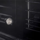 Close-up of the interior oven light in the FORNO 30-inch gas range, illuminating the oven cavity for enhanced visibility during cooking.