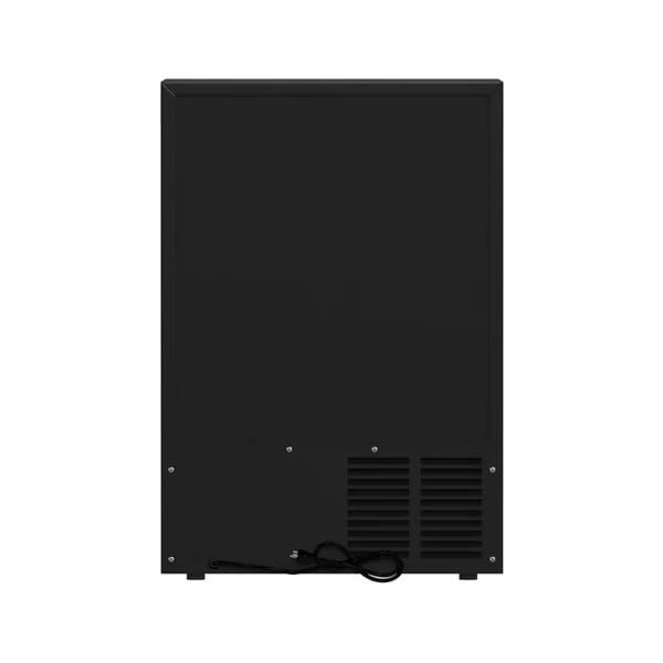 Rear view of the FORNO Cosenza Built-In Drawer Freezer, displaying power cord, ventilation panel, and flat-back design for easy built-in kitchen installation.