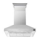 Forno Appliance Package - 48" Dual Fuel Range, Wall Mount Range Hood and 60" Refrigerator with Modern Grill Trim, FBDL-017-04CAUS