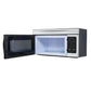 Forno FOTR3007 30-Inch Over-the-Range Microwave Stainless Steel Angle Right with Door Open