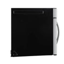 Forno FOTR3007 30-Inch Over-the-Range Microwave Left Side View Showing Stainless Steel Finish and Ventilation Details