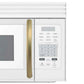 Close-up of Forno FOTR3007 30-Inch Over-the-Range Microwave White model’s control panel and display