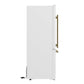 Forno Milano Espresso 31-Inch 17.2 cu. ft. Bottom Freezer Right Swing Door Refrigerator - FFFFD1785-31