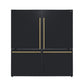 FORNO Milano Espresso Package - 62-Inch, 34.4 cu. ft. Refrigerators with Bottom Freezers