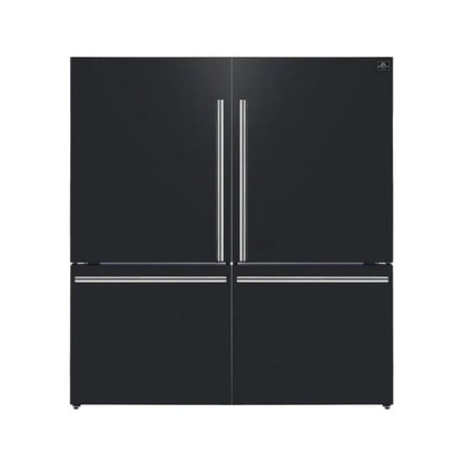 FORNO Milano Espresso Package - 62-Inch, 34.4 cu. ft. Refrigerators with Bottom Freezers