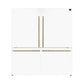FORNO Milano Espresso Package - 62-Inch, 34.4 cu. ft. Refrigerators with Bottom Freezers