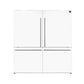 FORNO Milano Espresso Package - 62-Inch, 34.4 cu. ft. Refrigerators with Bottom Freezers