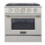 Kucht 30-Inch Pro-Style Dual Fuel Range in Stainless Steel KDF302-S
