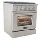 Kucht 30-Inch Pro-Style Dual Fuel Range in Stainless Steel KDF302-S