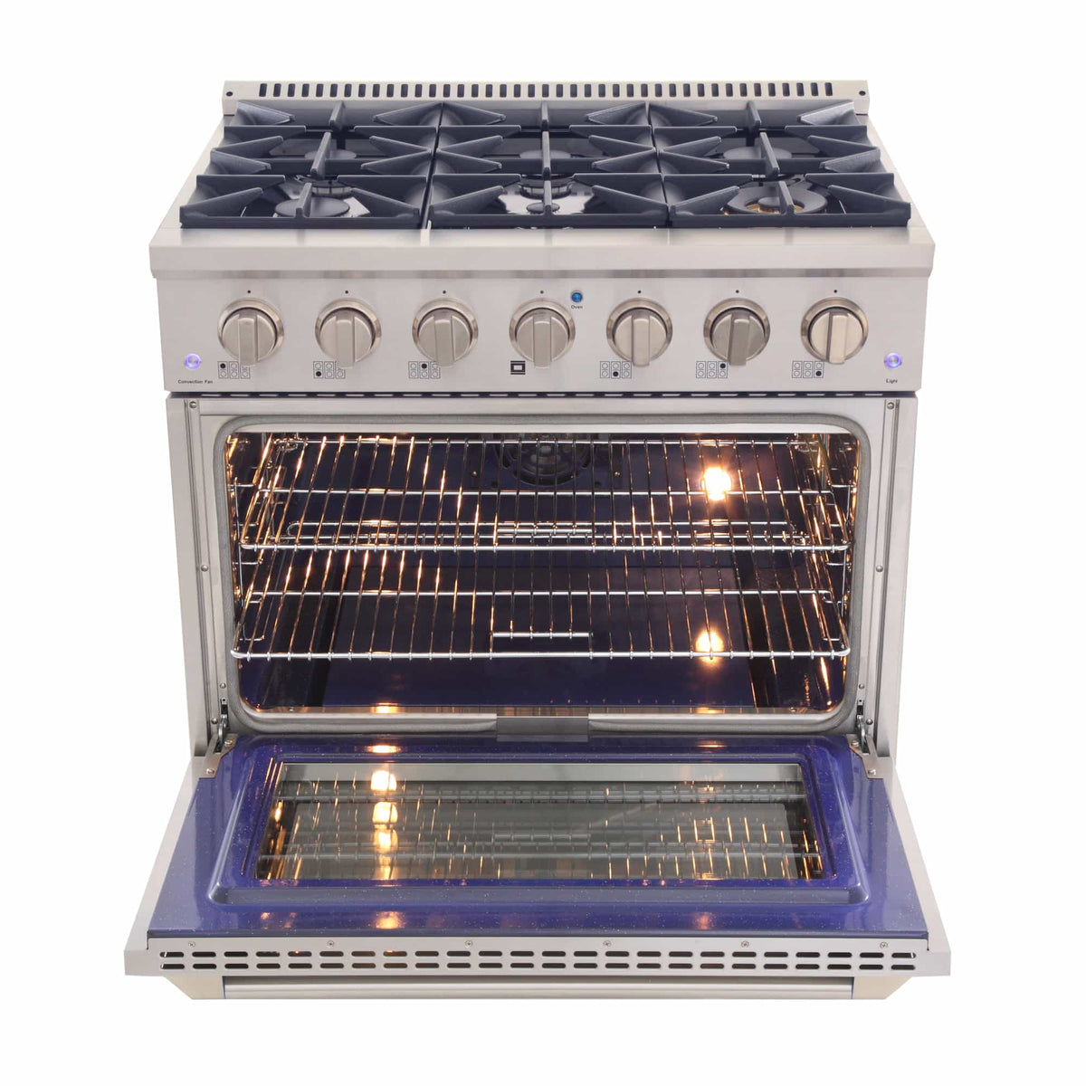 Kucht 36-Inch Pro-Style Dual Fuel Range in Stainless Steel KDF362-S