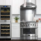 Kucht 4-Piece Appliance Package - 36-Inch Dual Range, Refrigerator, Under Cabinet Hood, & Dishwasher in Stainless Steel