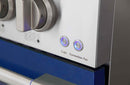 Kucht 48-Inch Pro-Style Dual Fuel Range in Stainless Steel with Blue Oven Door KDF482-B