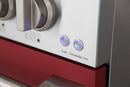 Kucht 48-Inch Pro-Style Dual Fuel Range in Stainless Steel with Red Oven Door KDF482-R