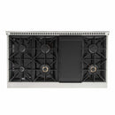 Kucht 5-Piece Appliance Package - 48" Dual Fuel Range, 36" Panel Ready Refrigerator, Under Cabinet Hood, Panel Ready Dishwasher, & Microwave Oven
