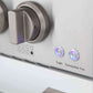 Kucht 48-Inch Pro-Style Dual Fuel Range in Stainless Steel with White Oven Door KDF482-W