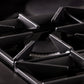 KUCHT Gemstone Professional 36-Inch 5.2 Cu. Ft. Dual Fuel Range for Propane Gas with Sealed Burners and Convection Oven in Titanium Stainless Steel KED364/LP