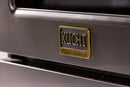 KUCHT Gemstone Professional 48-Inch 6.7 cu. ft. Natural Gas Range with Sealed Burners, Griddle/Grill and Two Ovens - One Convection - in Titanium Stainless Steel KEG483