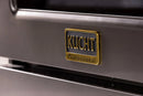 KUCHT Gemstone Professional 36-Inch 5.2 Cu. Ft. Dual Fuel Range for Propane Gas with Sealed Burners and Convection Oven in Titanium Stainless Steel KED364/LP