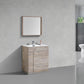 KubeBath Milano 30 in. Modern Bathroom Vanity - Nature Wood, KFM30-NW