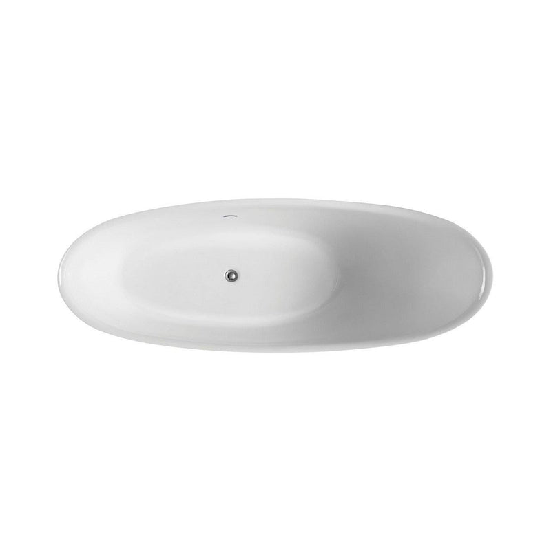 KubeBath Salto 81 in. Free Standing Bathtub, KFST1271