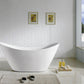 KubeBath Kube Luna 68 in. Free Standing Bathtub, KFST2768