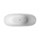 KubeBath Kube Luna 68 in. Free Standing Bathtub, KFST2768