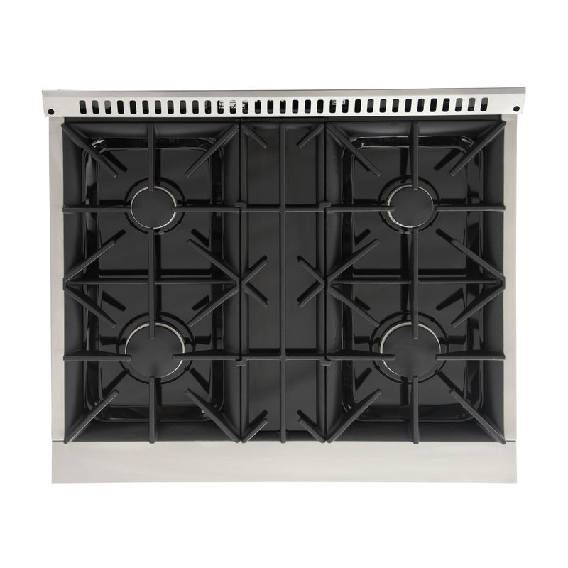 Kucht 30-Inch Pro-Style Dual Fuel Range in Stainless Steel KDF302-S