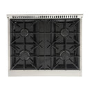 Kucht 4-Piece Appliance Package - 30-Inch Dual Fuel Range, 36-Inch Panel Ready Refrigerator, Wall Mount Hood, & Panel Ready Dishwasher