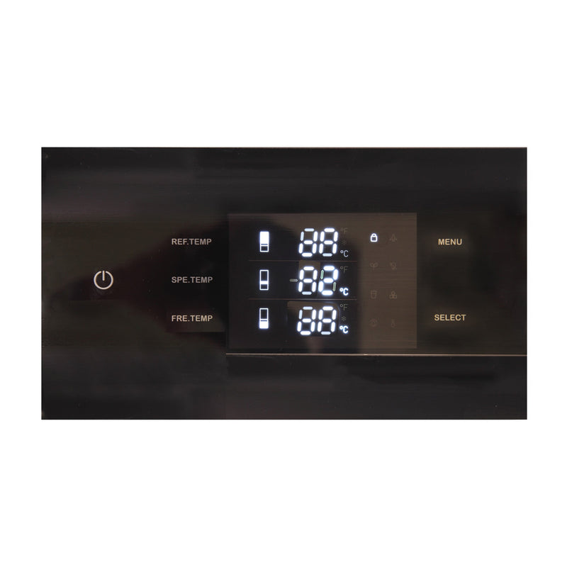Kucht 36-Inch Built-In Refrigerator in Custom Panel Ready, Bottom Freezer, Counter Depth with Ice Maker KR360SD