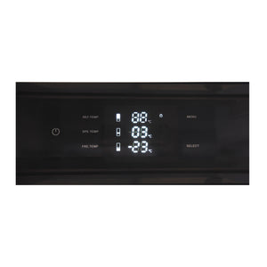 Kucht 36-Inch Built-In Refrigerator in Custom Panel Ready, Bottom Freezer, Counter Depth with Ice Maker KR360SD