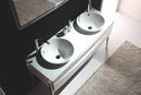 KubeBath Riso 64 in. Double Sink Modern Bathroom Vanity by Kube Bath, KR864D
