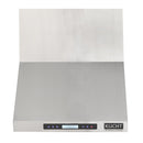 Kucht 30-Inch Wall Mounted Range Hood 900 CFM in Stainless Steel KRH3021A