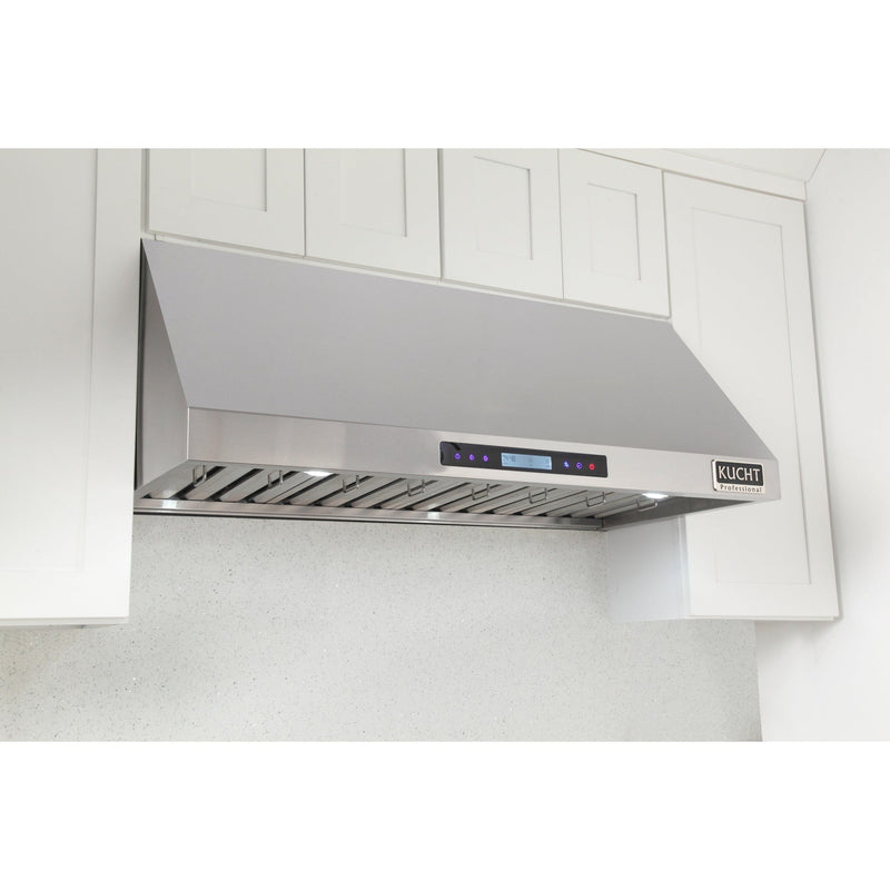 Kucht 48-Inch Under Cabinet Range Hood 1200 CFM in Stainless Steel & Silver KRH4820A