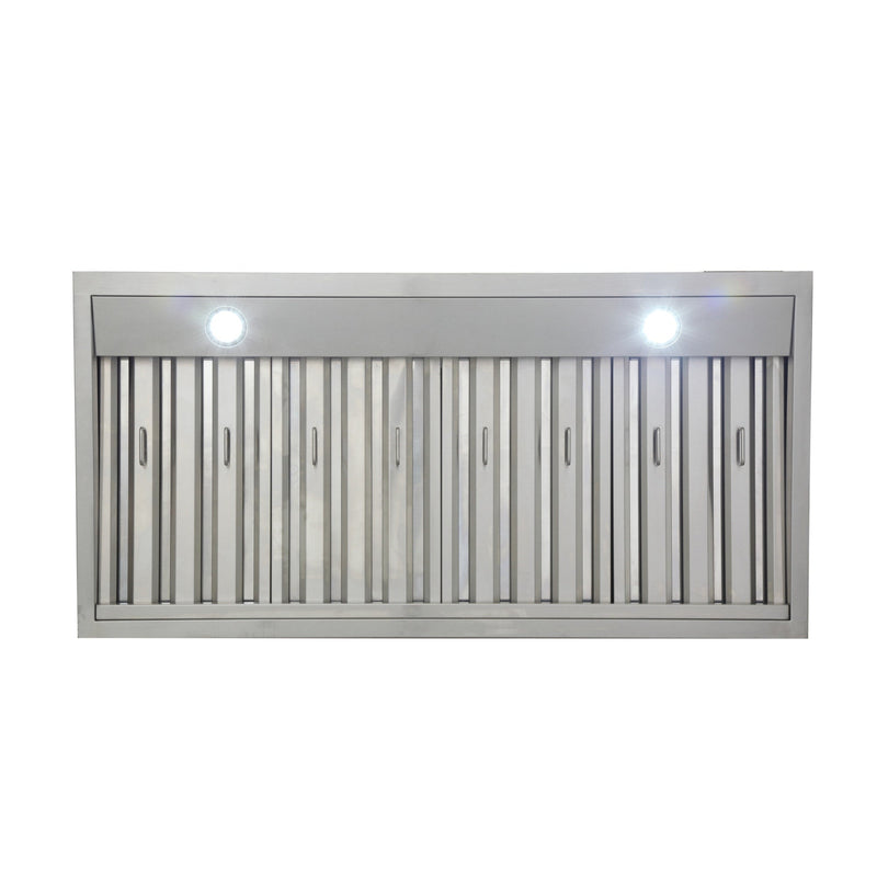 Kucht 48-Inch Under Cabinet Range Hood 1200 CFM in Stainless Steel & Silver KRH4820A