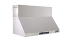 Kucht 48-Inch Wall Mounted Range Hood 1200 CFM in Stainless Steel & Silver KRH4821A