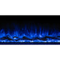 Modern Flames Landscape Pro 94'' Electric Fireplace Wall Mount Studio Suite | White Ready to Paint
