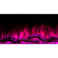 Modern Flames Landscape Pro 82'' Studio Suite Wall Mount Mantel Package | Weathered Walnut