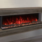 Modern Flames Landscape Pro 94'' Studio Suite Wall Mount Mantel Package | Driftwood Grey