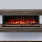 Modern Flames Landscape Pro 82'' Studio Suite Wall Mount Mantel Package | Driftwood Grey