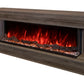 Modern Flames Landscape Pro 58'' Studio Suite Wall Mount Mantel Package | Driftwood Grey